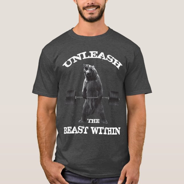 Släpp loss Beasten inom T-shirt (Framsida)