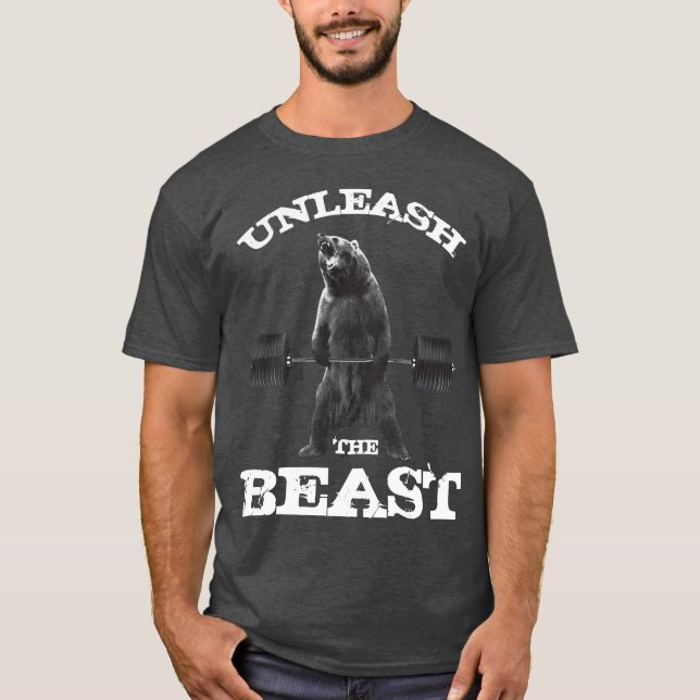 Släpp loss Beasten inom T-shirt (Framsida)