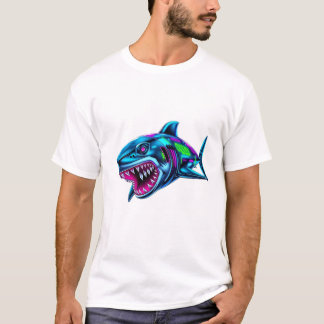 Släpp loss Cyber Shark Power T Shirt