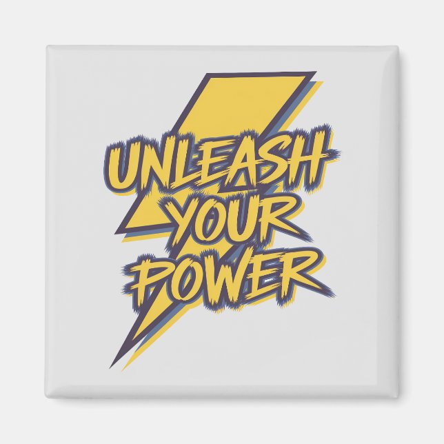 Släpp loss din drivkraftsintensiva blixt magnet (Framsidan)