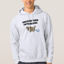 Släpp loss din entusiasm hoodie