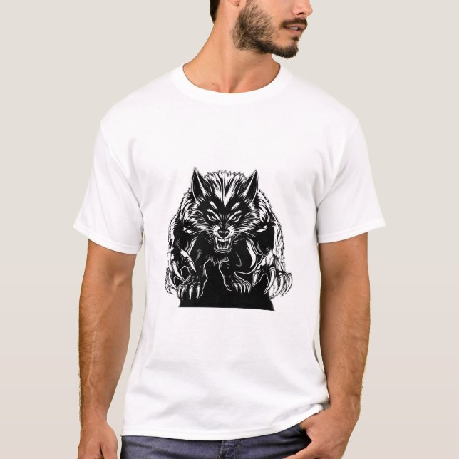Släpp loss din inre Beast - Fierce Wolverine T Shirt (Framsida)