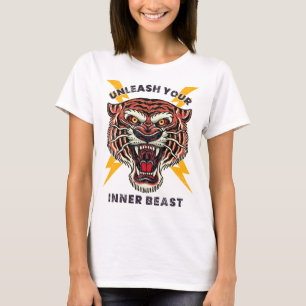 Släpp loss din inre best Tiger T-shirt
