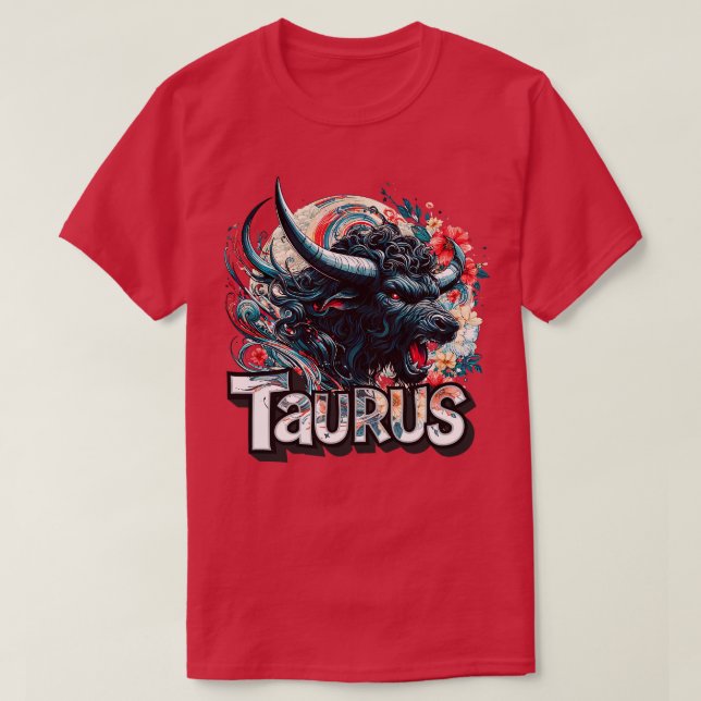 Släpp loss din inre Bull Taurus T Shirt (Design framsida)