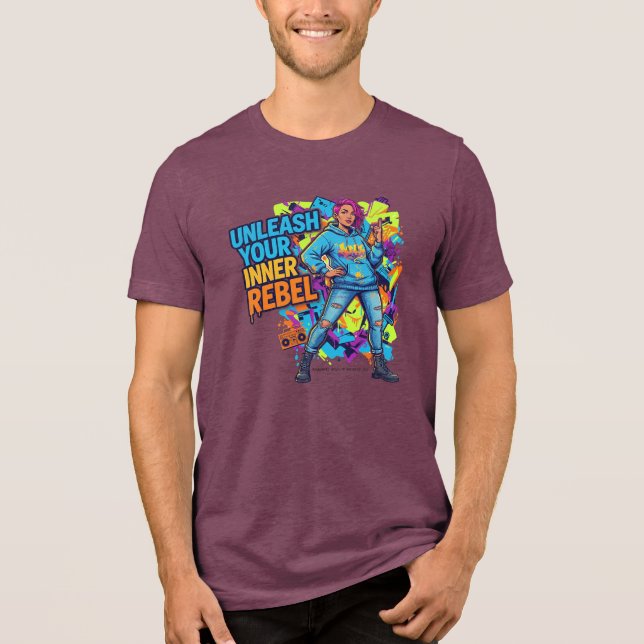 Släpp loss din inre rebell -  t shirt (Framsida)
