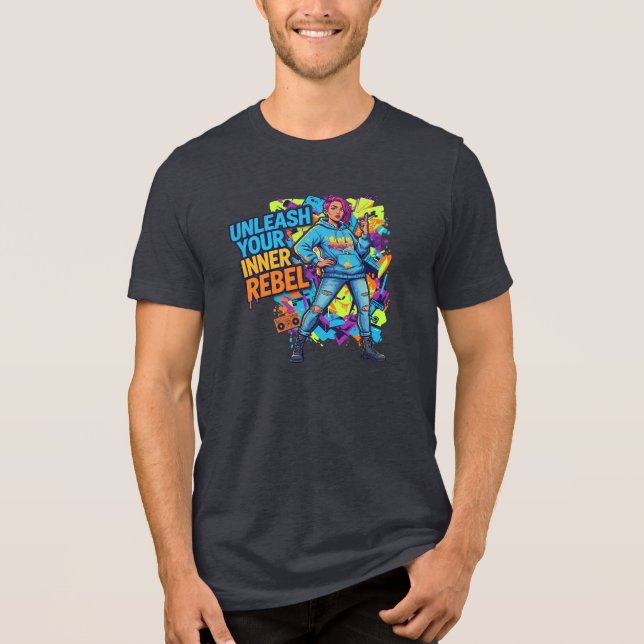 Släpp loss din inre rebell -  t shirt (Framsida)