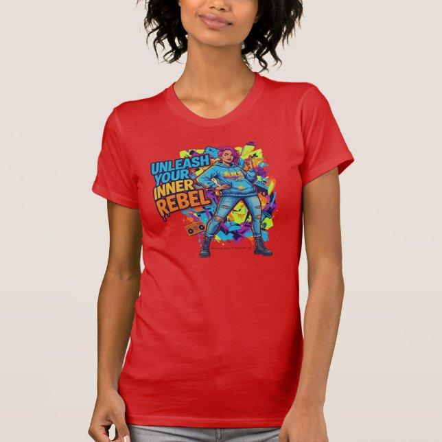 Släpp loss din inre rebell -  t shirt (Framsida)