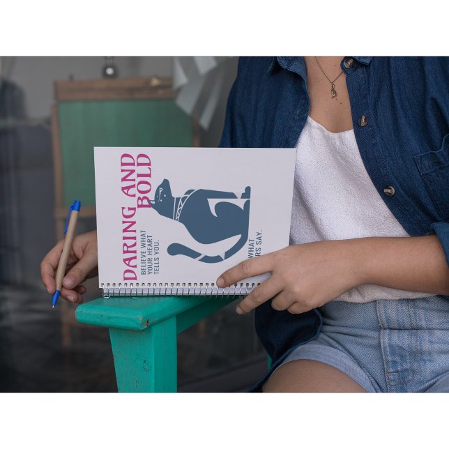 Släpp loss din inre roll och tro på dig anteckningsbok (Skapare uppladdad)