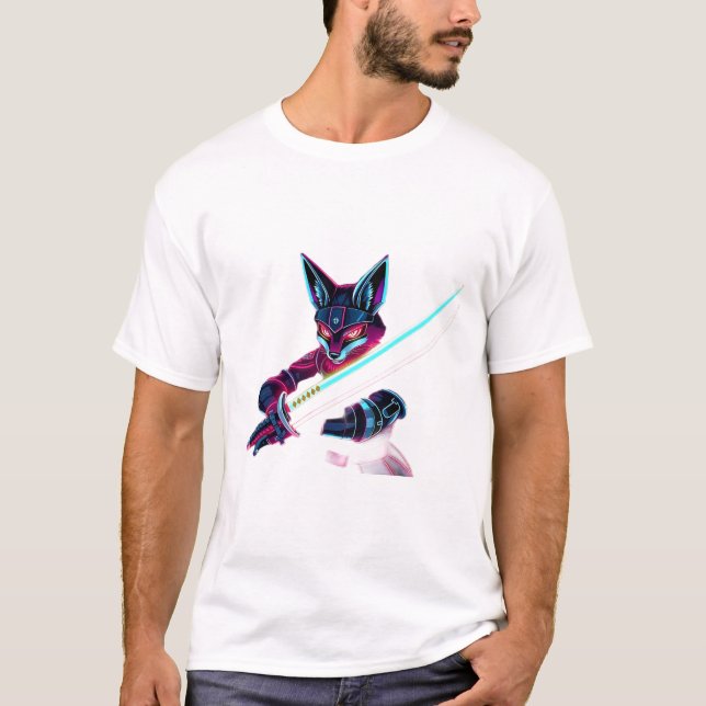 Släpp loss din inre Samurai Fox T Shirt (Framsida)