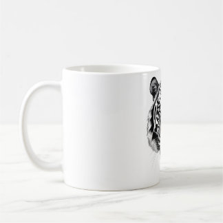 Släpp loss din inre styrka - Tiger Head T-Shirt Kaffemugg