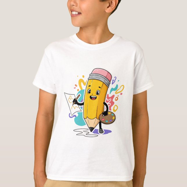 Släpp loss din kreativitet t shirt (Framsida)