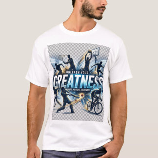 Släpp Loss Din Storhet Idrottsaffisch - Inspirera T Shirt