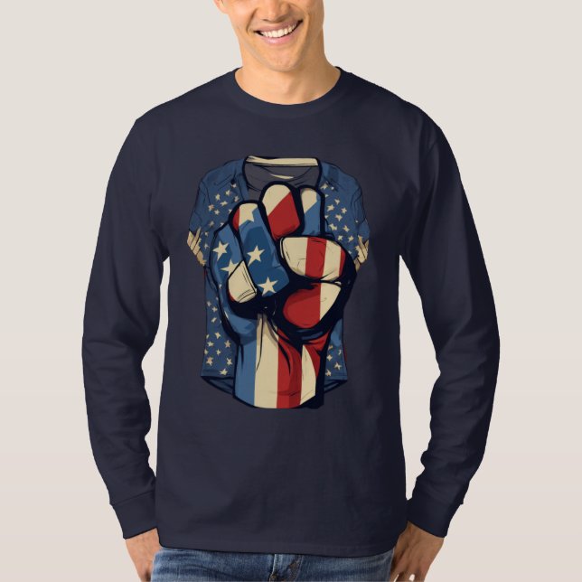 Släpp loss effekten: Dynamisk T-Shirt-design" T Shirt (Framsida)