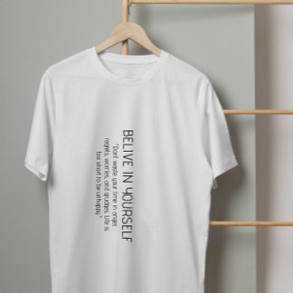 Släpp loss kraften inom: tro på dig själv t shirt