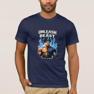 Släpp loss odjuret - Anime Gym Power-Up T-Shirt