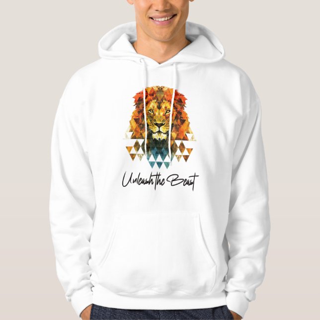 Släpp loss odjuret hoodie (Framsida)