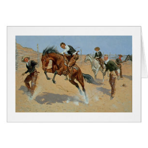 Släpp loss på honom, Bill, c.1893 (olja på duk) Hälsningskort