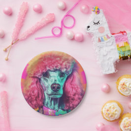 Släpp loss Pudel Party Pappra Tallrikar 7"