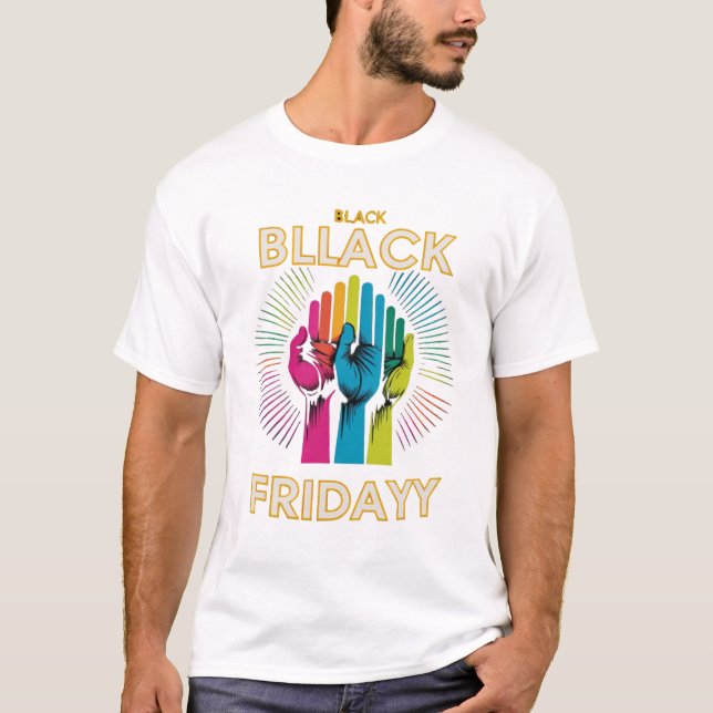 Släpp loss spararna: Black Fredag 2024 Shirt T (Framsida)