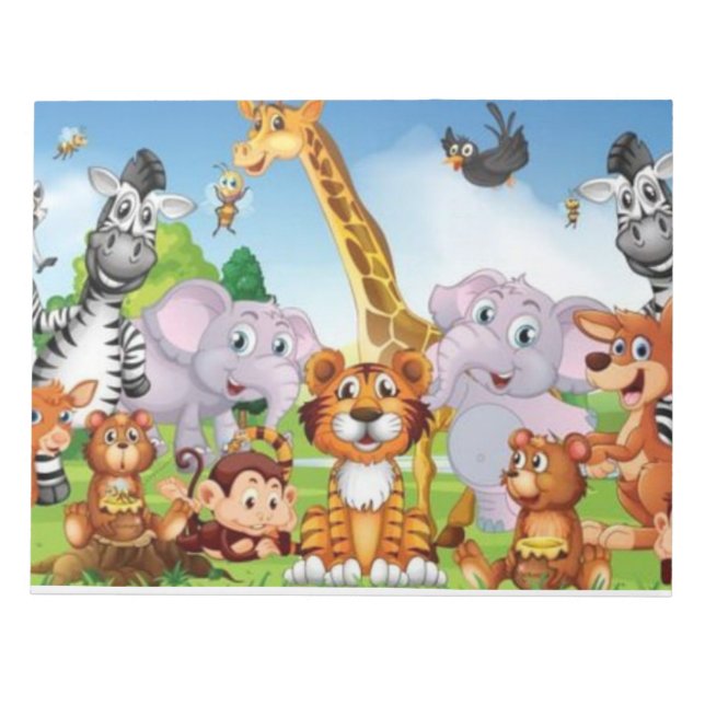 Släpp loss Vilden: Anteckningsblocket Vilda djur Anteckningsblock (Framsida)