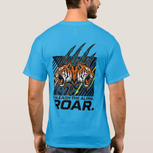 Släpp Lossa Alfabrölet Tiger Frigör Din Styrka T Shirt