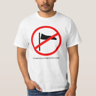 Slapp manar för Windsockgillandesamhälle skjorta Tee Shirt