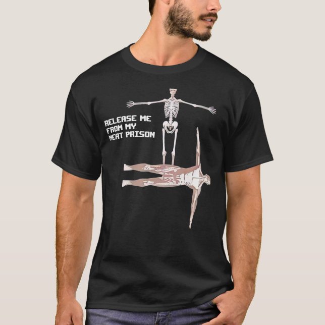 Släpp mig från fängelset i Kött T Shirt (Framsida)