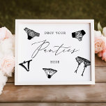 Släpp Möhippan Lingerie-trosor Fototryck<br><div class="desc">Ställ upp den här roligtens fotoutskrift på möhippan!</div>