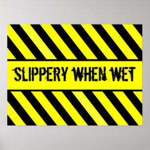 slapp när blöten poster
