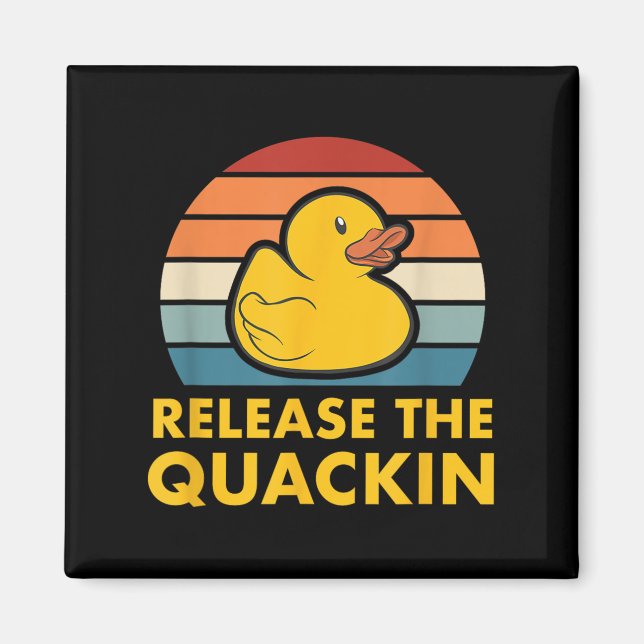 Släpp offerten Rubber Anka Duckling Acc Magnet (Framsidan)