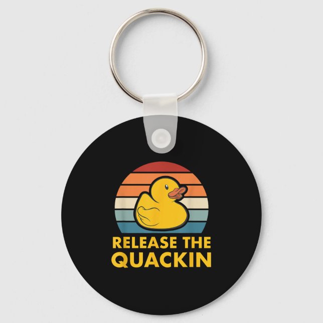 Släpp offerten Rubber Anka Duckling Acc Nyckelring (Framsida)
