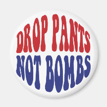 Släpp Pants Inte Bomber - Roligt Antikrigs Slogan