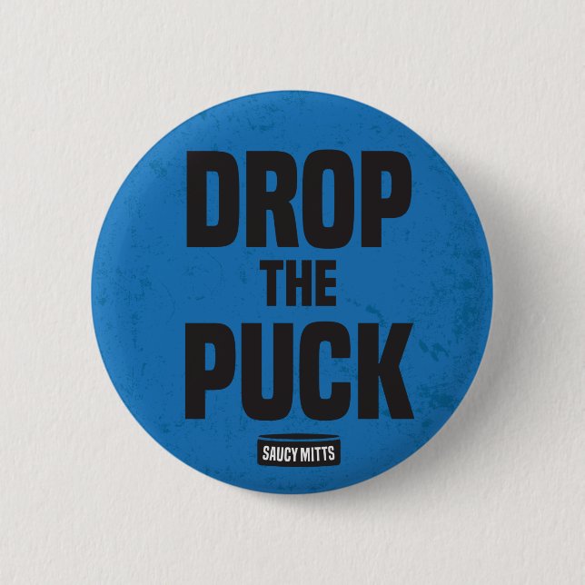 Släpp Puck Hockey Knapp (Framsida)