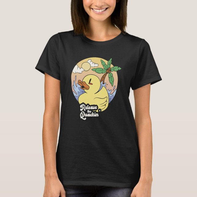 Släpp Quackin Ankor Duckling T Shirt (Framsida)