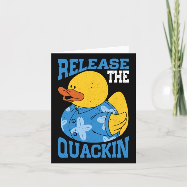 Släpp Quackin Gym Bodybuilding Kort (Framsida)