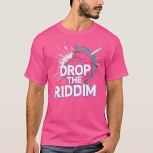 Släpp Riddim Dubstep Rave Music Aesthetic Retro T Shirt