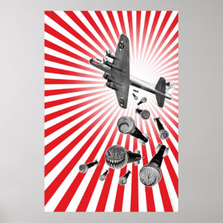 Släpp slag originalutskrift poster