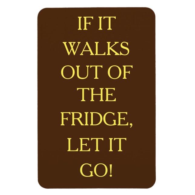 Släpp taget! Flexibel fotomagnet Magnet (Vertikal)