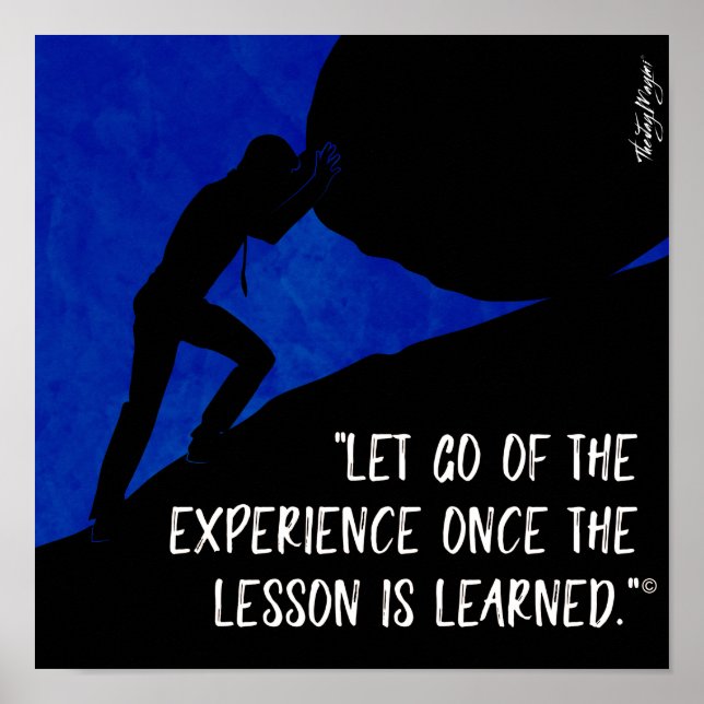 "Släpp taget" Poster (Framsidan)