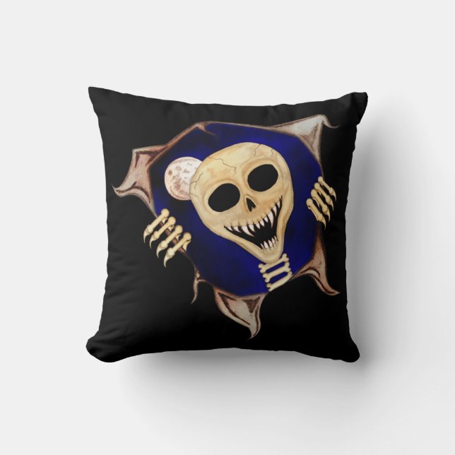 Släpp ut mig (Escaping Skeleton) Kudde (Framsida)