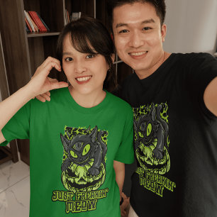 Släpp ut mörkret med djävulen Halloween T Shirt