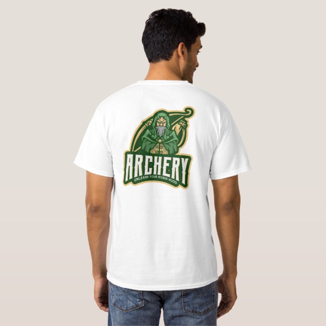 Släpp ut Robin-Huvan T Shirt (Hel baksida)