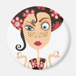 Släpp Yoga Time Stressa Release Magnet