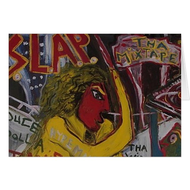 SLAPPA BLANDET MIX HÄLSNINGSKORT (Framsidan Horizontal)