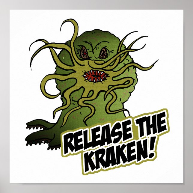 släppa kraken poster (Framsidan)