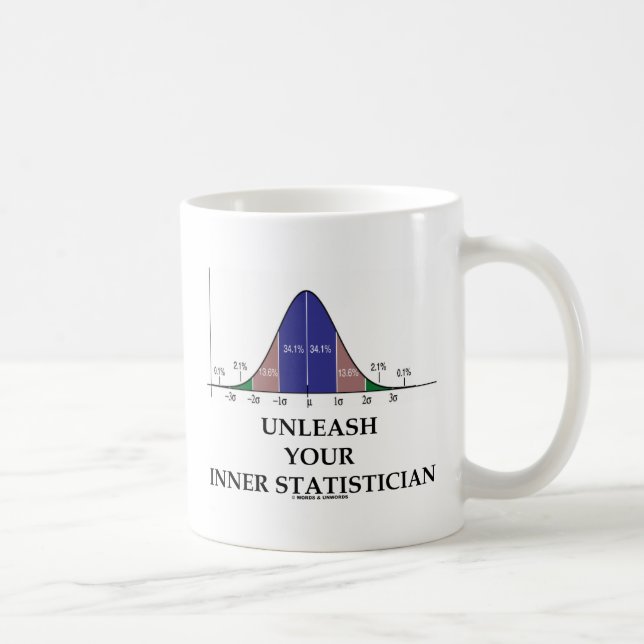 Släppa loss din inre Statistician (sätta en klocka Kaffemugg (Höger)