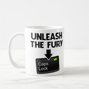 Släppa loss raserilocken låser kaffemugg