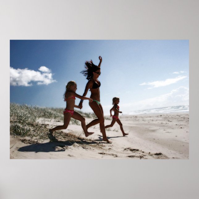 släpper slå stranden poster (Framsidan)