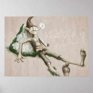 Släpphaltig älv poster