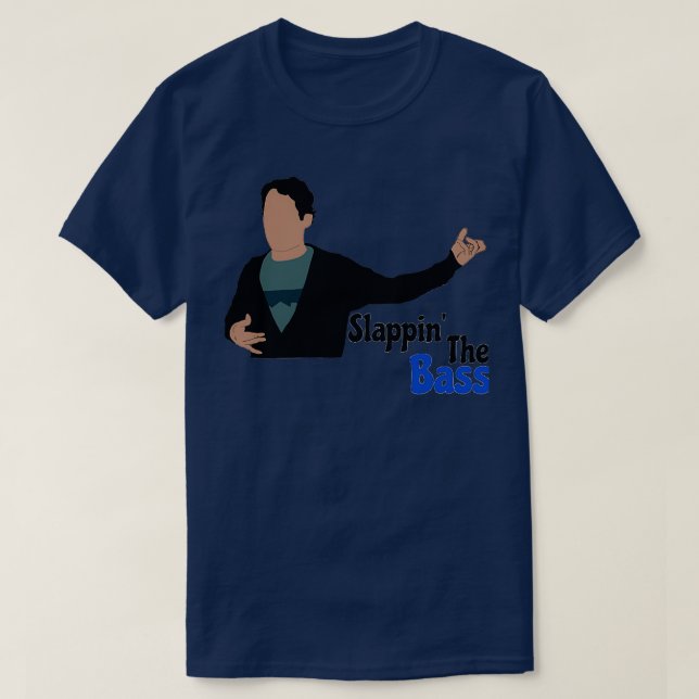 Slappin the bass t shirt (Design framsida)